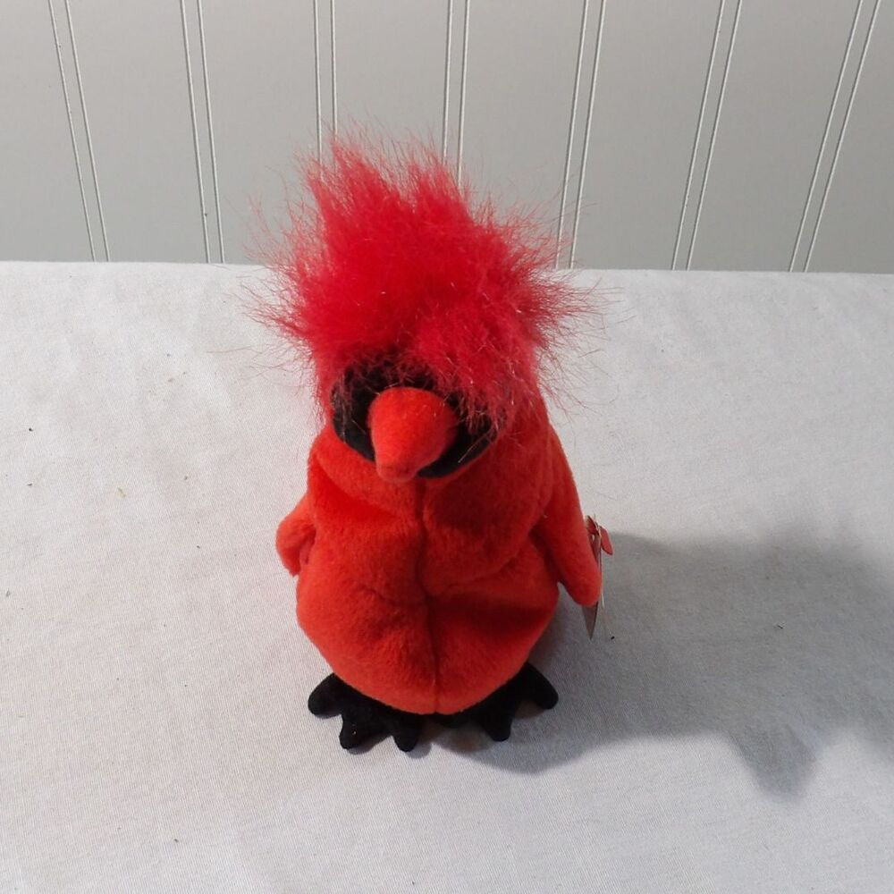 Ty Beanie Babies Mac The Cardinal Plush‎ Toy